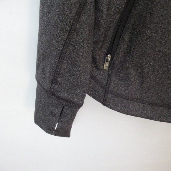 Old Navy Active gray fitted zip front long sleeve windbreaker jacket *Sz L* - Picture 4 of 7
